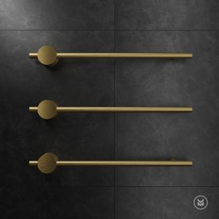 Электрический полотенцесушитель Broner Bruno NF.BR.007.060.0000.MG 60 см без кнопки золото матовое